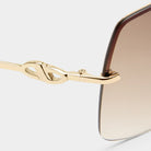 Le Specs Le Specs Parallel Universe - Gold LSP2627942 Le Specs Parellel Universe - Gold Splash Swimwear Sunnies 9324976445742