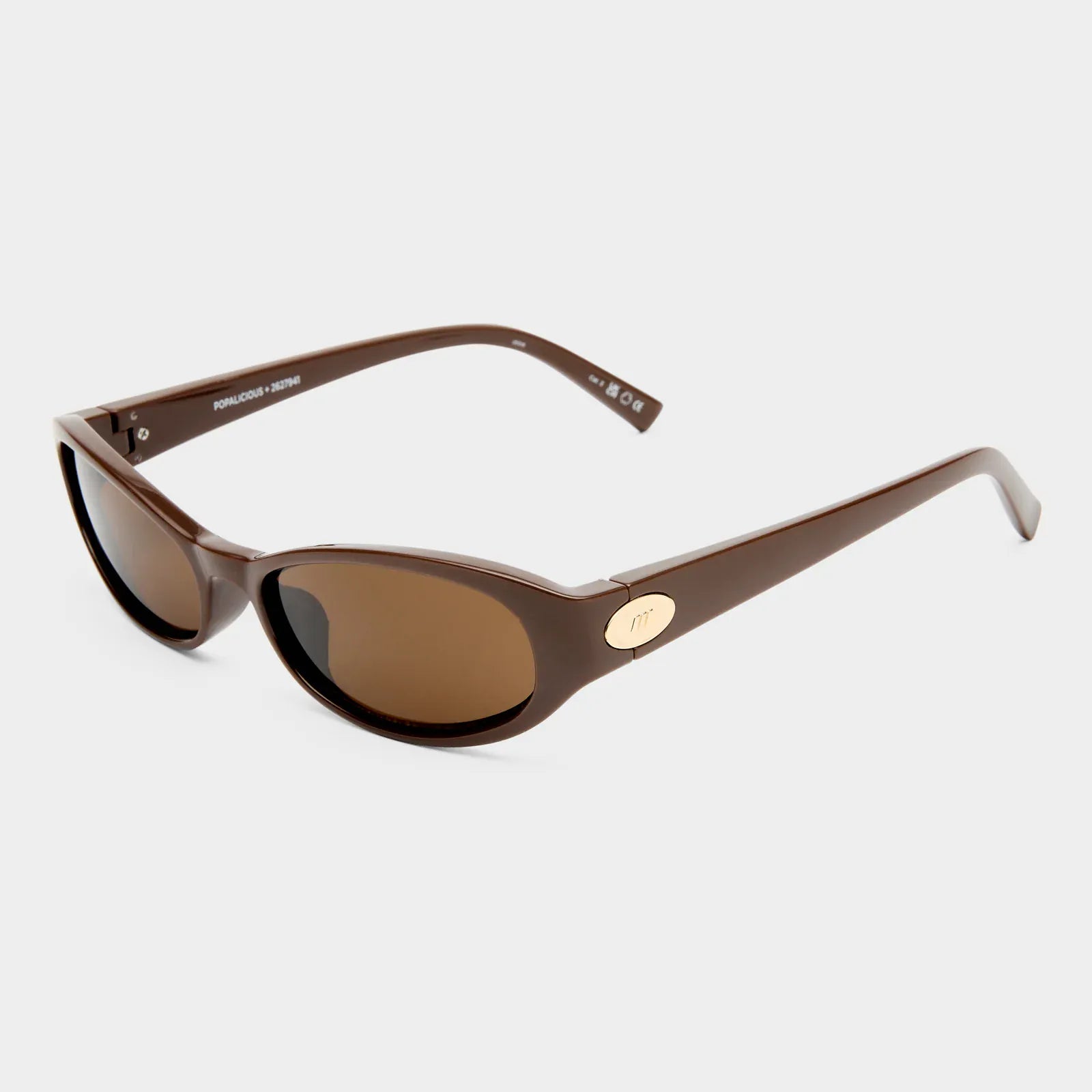 Le Specs Le Specs Popalicious Sunnies - Cocoa LWF2627941 Le Specs Outta Love Sunnies - Pearl Caramel Splash Swimwear Sunnies 9324976444172