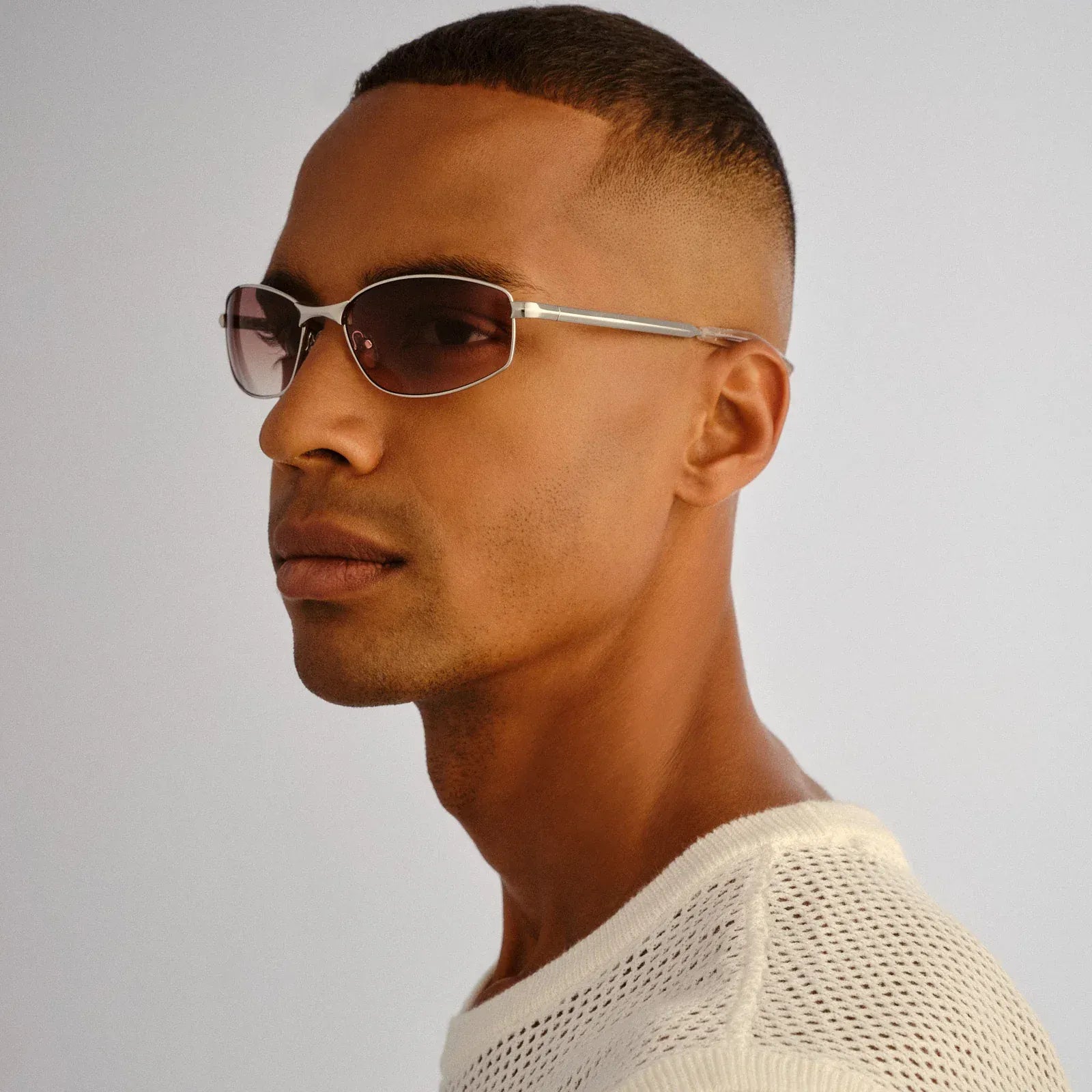 Le Specs Star Beam Sunnies - Silver Brown Grad LSU2552356 Le Specs Star Beam Sunnies - Silver Brown Grad Splash Swimwear Sunnies 9324976443021