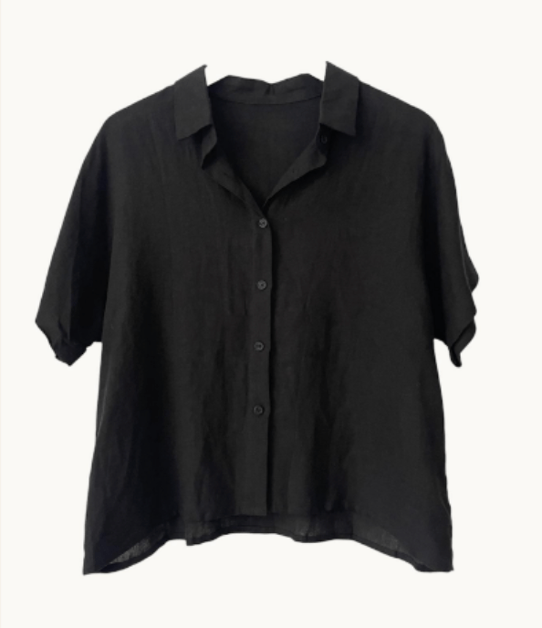 Little Lies Bronte Shirt Bronte Shirt Splash Swimwear Shirts Black / 8 1000027357