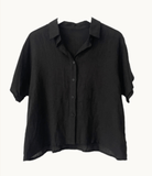 Little Lies Bronte Shirt Bronte Shirt Splash Swimwear Shirts Black / 8 1000027357