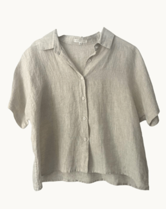 Little Lies Bronte Shirt Bronte Shirt Splash Swimwear Shirts Natural / 8 1000018738