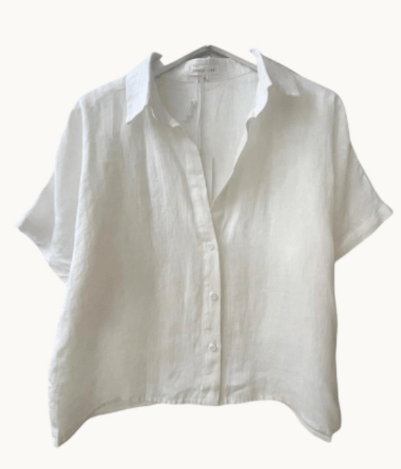 Little Lies Bronte Shirt Bronte Shirt Splash Swimwear Shirts White / 8 1000027361