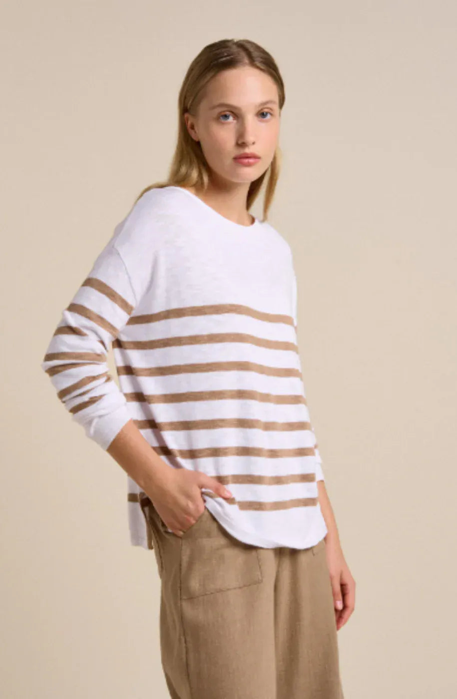 Little Lies Little Lies Bobbie Top - Taupe Little Lies Sacha Top Splash Swimwear Tops