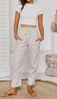 Little Lies S19070401 Beige / 8 Luxe Pants Little Lies Luxe Pants