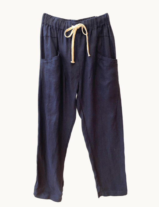 Little Lies Luxe Pants S19070401 Little Lies Luxe Pants Splash Swimwear Navy / 8 1000026012