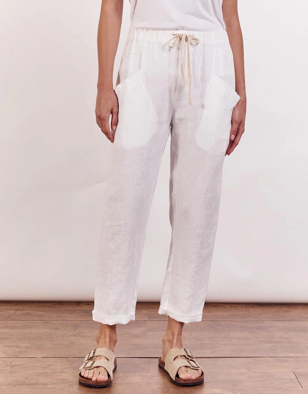 Little Lies S19070401 White / 8 Luxe Pants Little Lies Luxe Pants