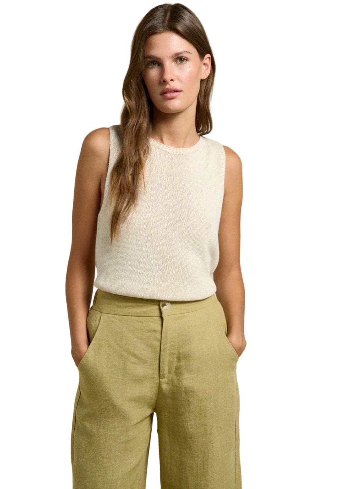 Little Lies Spring Tank K23062605 Spring Tank Splash Swimwear Tops Natural / S/M 1000026958