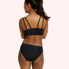 Love Luna First Period Swim Bikini - Black First Period Swim Bikini - Black Splash Swimwear Bikini Bottoms