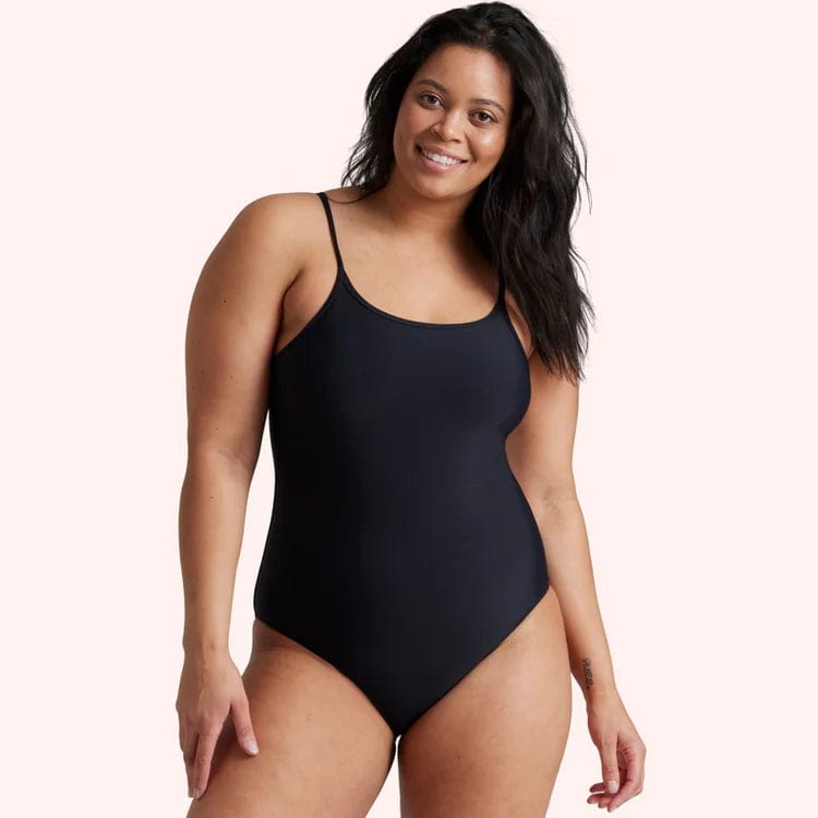 Love Luna Ladies Period Swim One Piece LLSWLSBS Splash Swimwear One Pieces Black / 8/10 9335393082687