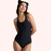 Love Luna Period Swim Tween/Teen One Piece LLSWLGPSS Splash Swimwear Swim Dress, Tankini & One Piece Black / G8/10 9335393082816