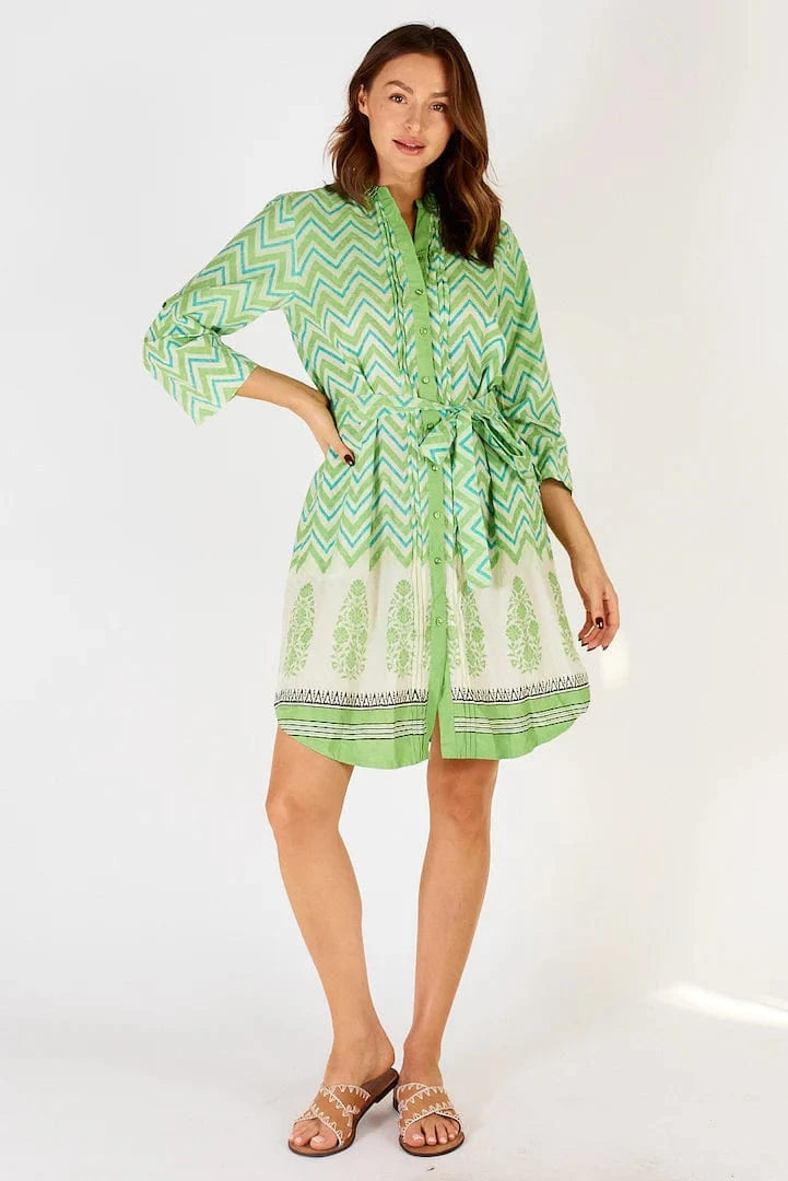 Lulalife Alex Shirtmaker Dress Alex Shirtmaker Dress Splash Swimwear