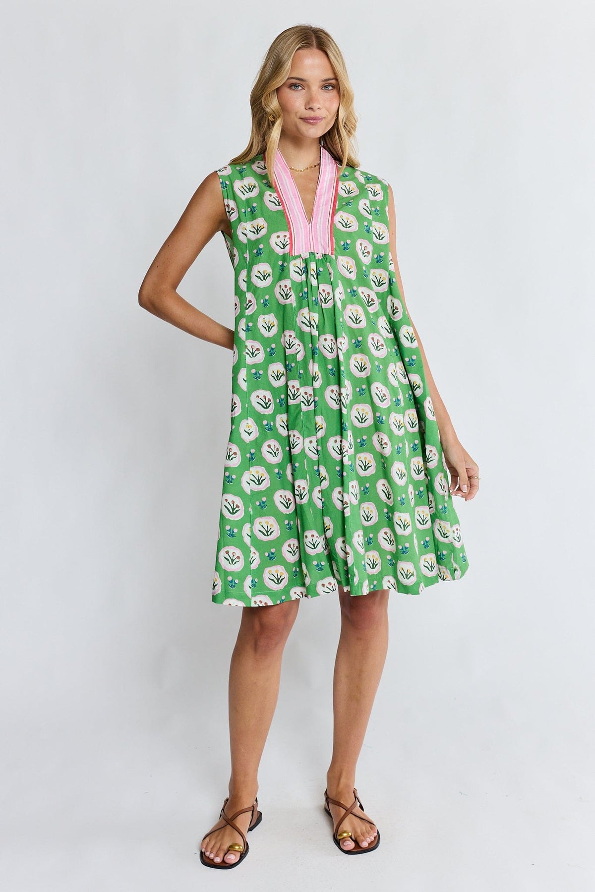 Lulalife Beth Sundress - Fern