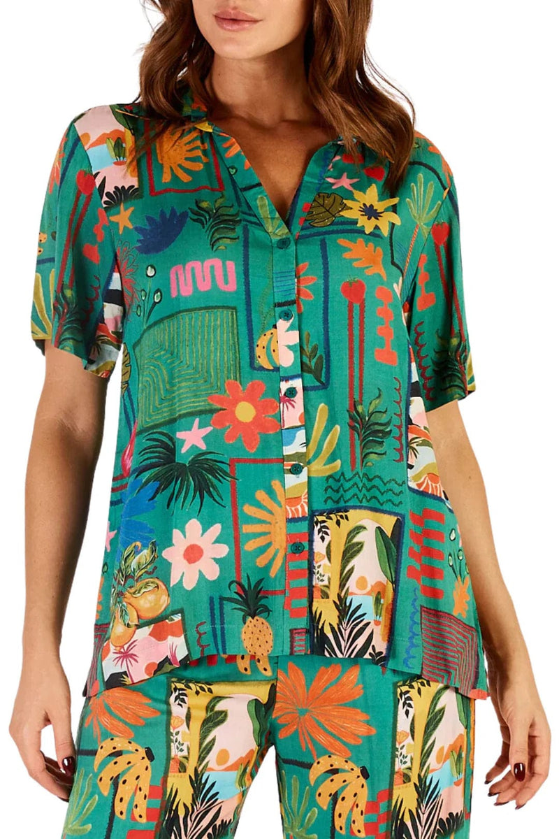 Lulalife Ellery Shirt Lulalife Ellery Shirt Splash Swimwear