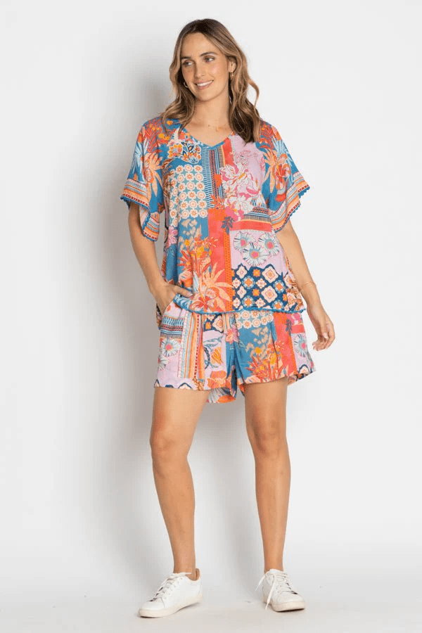 Lulalife Lulalife Asmara Top - Ocean Lulalife Asmara Top - Ocean Splash Swimwear Clothing