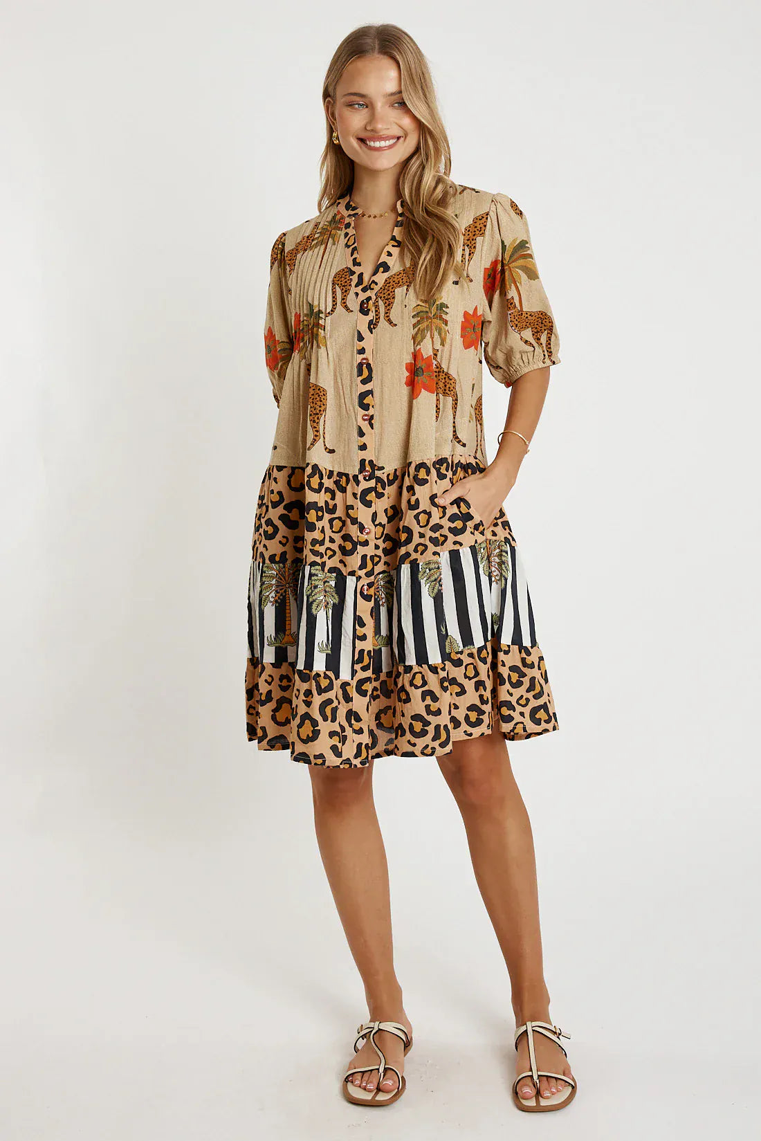 Lulalife Lulalife Congo Dress - Natural Lulalife Congo Dress - Natural Splash Swimwear Clothing