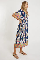 Lulalife Lulalife Imogen Midi - Navy Lulalife Imogen Midi - Navy Splash Swimwear Clothing