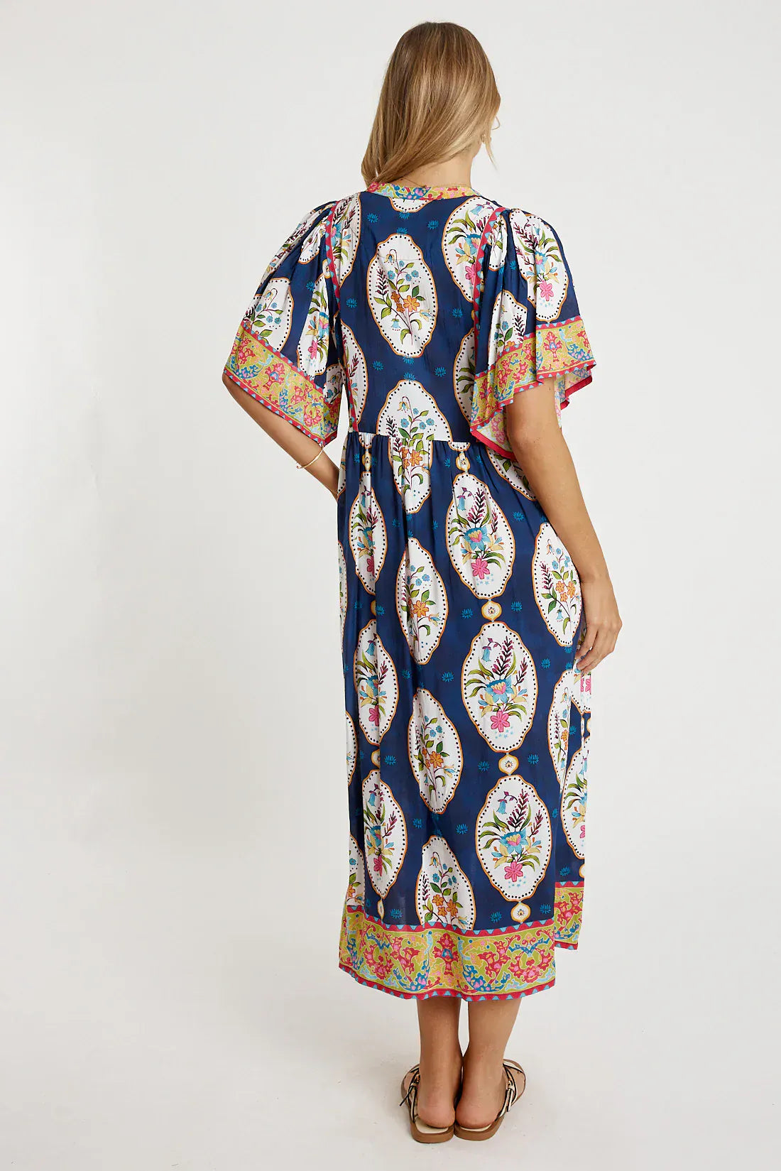 Lulalife Lulalife Imogen Midi - Navy Lulalife Imogen Midi - Navy Splash Swimwear Clothing