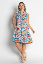 Lulalife Lulalife Kabira Sleeveless Dress - Print Lulalife Kabira Sleeveless Dress - Print Splash Swimwear Clothing