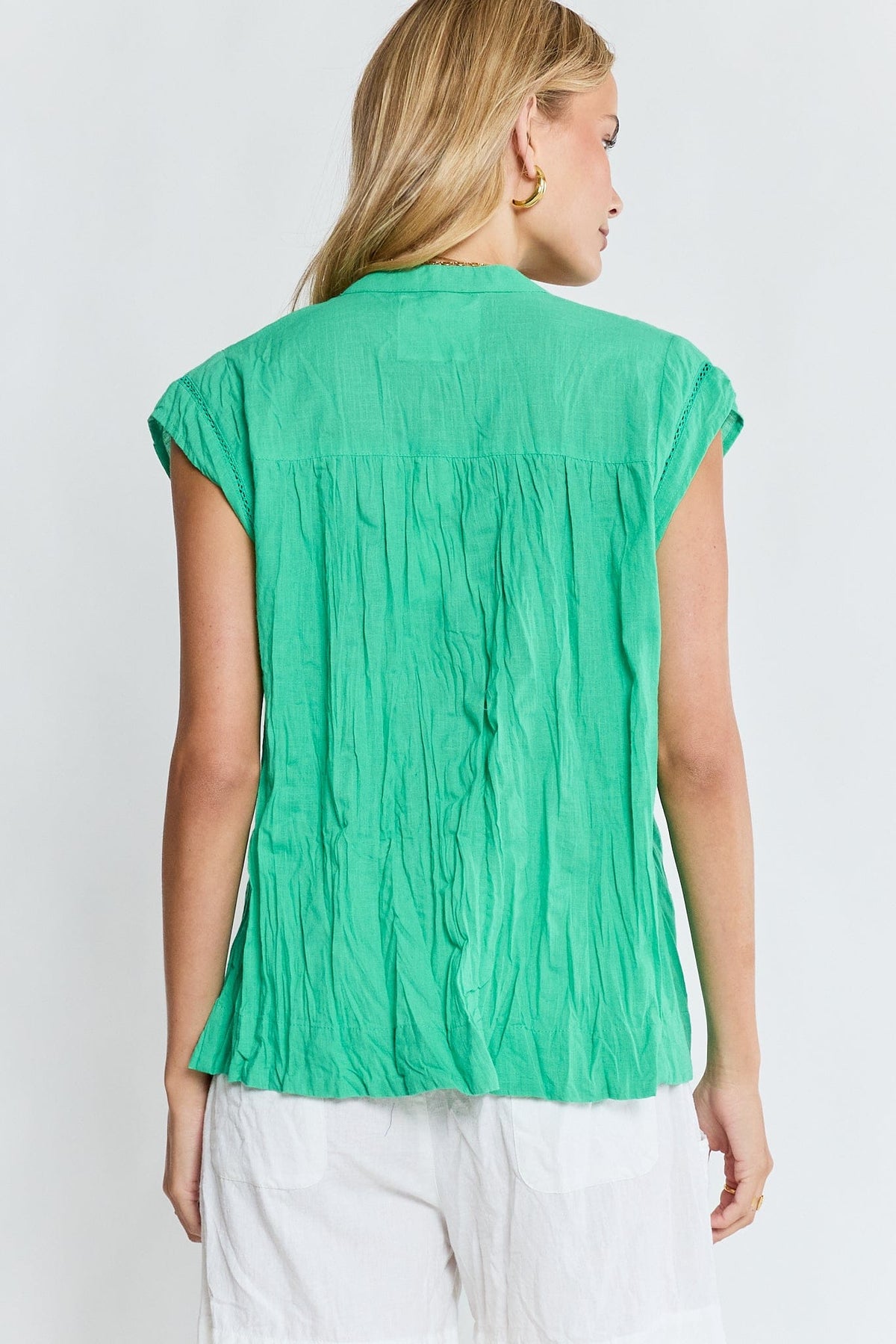 Lulalife Lulalife Marilyn Top - Sea Lulalife Marilyn Top - Sea Splash Swimwear Tops