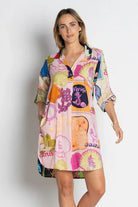 Lulalife Lulalife Melrose Shirtmaker - Multi Lulalife Melrose Shirtmaker - Multi Splash Swimwear Clothing