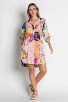 Lulalife Lulalife Melrose Shirtmaker - Multi Lulalife Melrose Shirtmaker - Multi Splash Swimwear Clothing