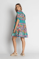 Lulalife Lulalife Ratana Dress - Lagoon Lulalife Ratana Dress - Lagoon Splash Swimwear Clothing