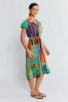 Lulalife Lulalife Rhea Shirt RHEA-SHIRT-FLAME-XS Lulalife Rhea Shirt Splash Swimwear Tops Flame / XS 1000032934