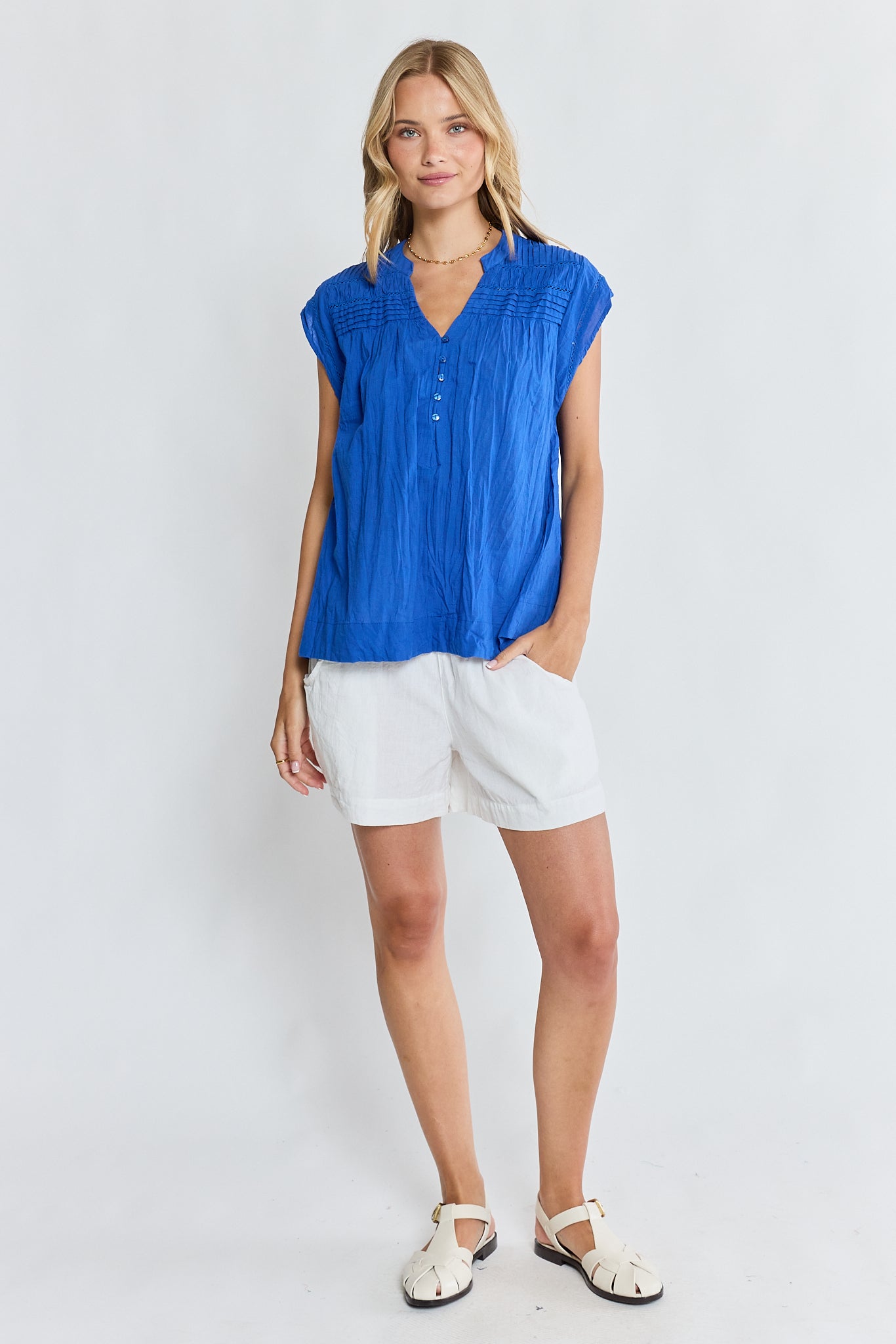 Lulalife Marilyn Top - Azure