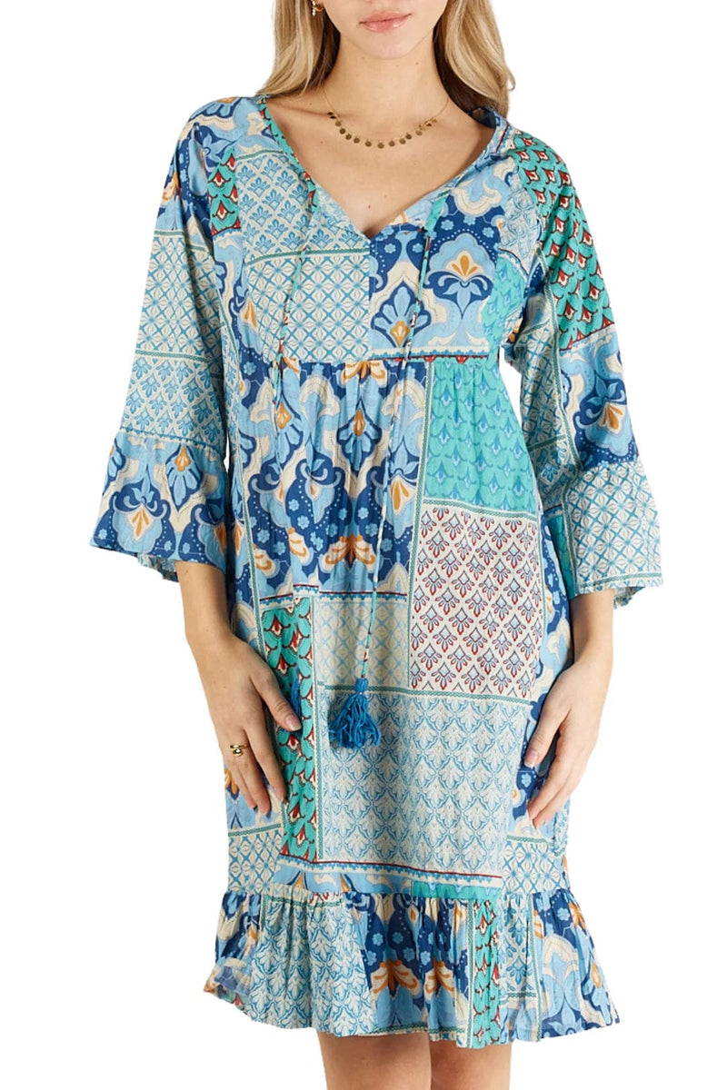 Lulalife Maya Dress - Lagoon Lulalife Maya Dress - Lagoon Splash Swimwear