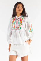 Lulalife Pula Short Lulalife Melody Shirt Splash Swimwear White / XS R3PULSHOWHIXS