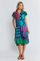 LulaLife Rhea Shirtmaker Navy - Navy