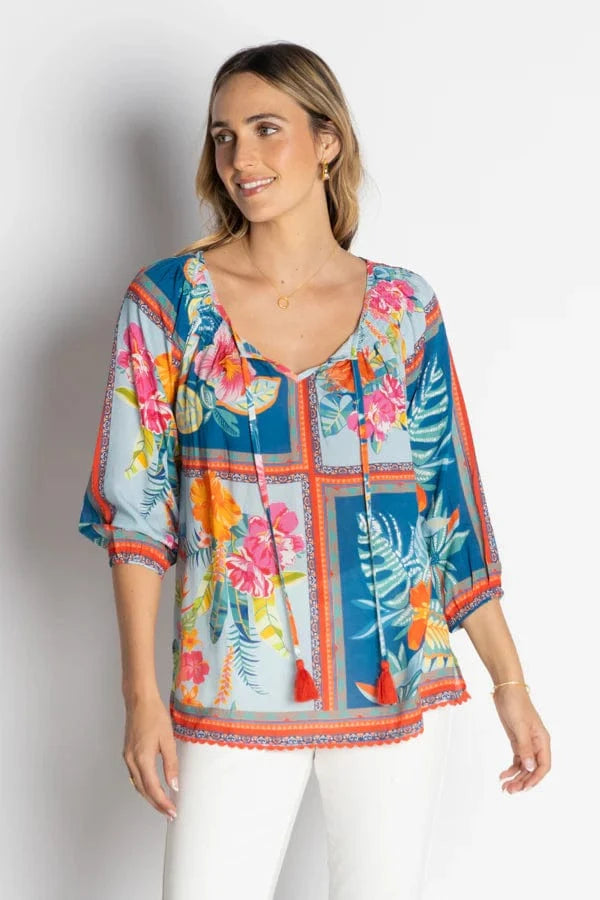 Lulalife Serilda Top - Ocean Lulalife Melody Shirt Splash Swimwear