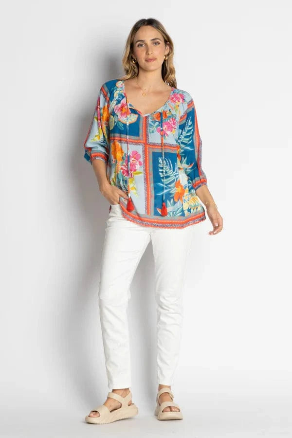 Lulalife Serilda Top - Ocean Lulalife Melody Shirt Splash Swimwear