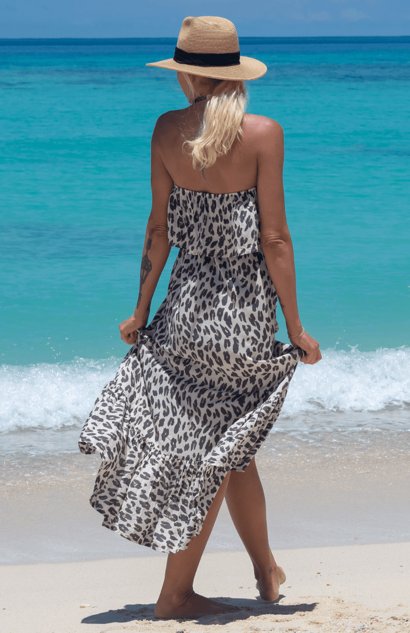 Lulu & Bird Dresses O/S Isla Dress - Leopard