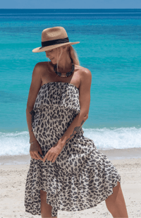 Lulu & Bird Isla Dress - Leopard Splash Swimwear Dresses O/S 1000009615