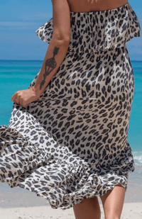 Lulu & Bird Isla Dress - Leopard Splash Swimwear Dresses O/S 1000009615