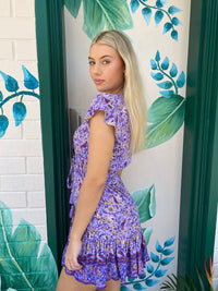 Lulu & Bird Songbird Gypset Dress - Amethyst Lulu & Bird Songbird Gypset Dress - Amethyst Splash Swimwear Dresses