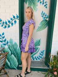 Lulu & Bird Songbird Gypset Dress - Amethyst Lulu & Bird Songbird Gypset Dress - Amethyst Splash Swimwear Dresses