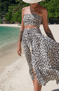 Lulu & Bird Wayfarer Skirt - Leopard 509110 Splash Swimwear Skirts O/S 1000005988