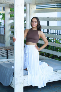 Lulu & Bird Wayfarer Skirt - White Lulu & Bird Lorena Skirt w/Tassel - Black Splash Swimwear Skirts O/S 1000012249