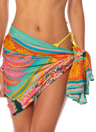Maaji Maaji 1001 Nights Isla V Pareo - ADD SELLING PRICE PT2079CPR032 Maaji 1001 Nights Isla V Pareo - ADD SELLING PRICE Splash Swimwear Kaftans & Cover Ups One size