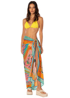 Maaji Maaji 1001 Nights Isla V Pareo - ADD SELLING PRICE PT2079CPR032 Maaji 1001 Nights Isla V Pareo - ADD SELLING PRICE Splash Swimwear Kaftans & Cover Ups One size