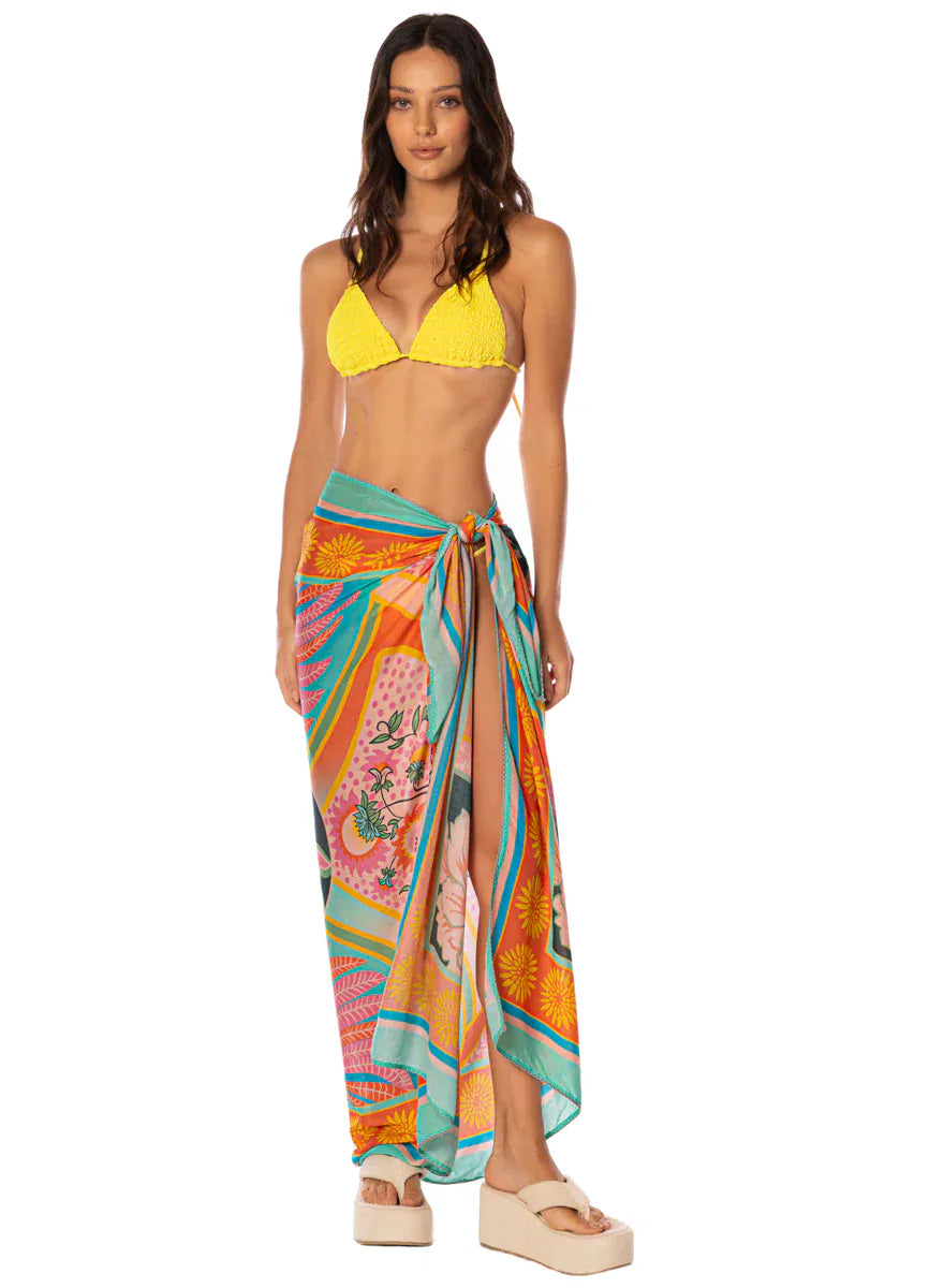 Maaji Maaji 1001 Nights Isla V Pareo - ADD SELLING PRICE PT2079CPR032 Maaji 1001 Nights Isla V Pareo - ADD SELLING PRICE Splash Swimwear Kaftans & Cover Ups One size
