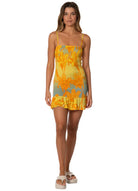 Maaji Maaji Golden Lily Zephyra Short Dress - ADD SELLING PRICE Maaji Golden Lily Zephyra Short Dress - ADD SELLING PRICE Splash Swimwear Dresses
