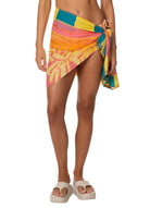 Maaji Maaji Golden Palm Isla Pareo - ADD SELLING PRICE PT2079CPR055 Maaji Golden Palm Isla Pareo - ADD SELLING PRICE Splash Swimwear Kaftans & Cover Ups One size