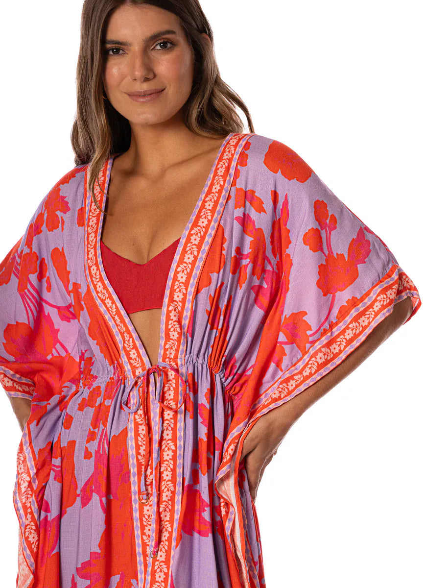 Maaji Maaji Lavender Dream Vanilla Kaftan Maaji Lavender Dream Vanilla Kaftan Splash Swimwear Kaftans & Cover Ups