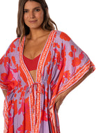 Maaji Maaji Lavender Dream Vanilla Kaftan Maaji Lavender Dream Vanilla Kaftan Splash Swimwear Kaftans & Cover Ups