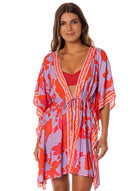 Maaji Maaji Lavender Dream Vanilla Kaftan Maaji Lavender Dream Vanilla Kaftan Splash Swimwear Kaftans & Cover Ups