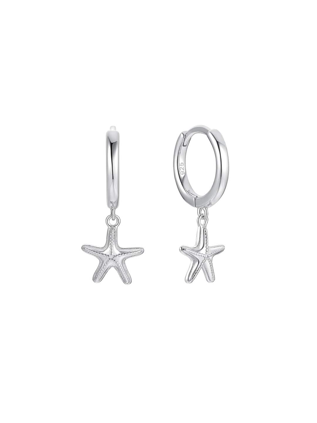 Malakai The Label Hawaii Star Hoops LIE-104-SLV Splash Swimwear Accessories Silver 14049955